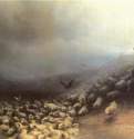 Отара овец в бурю. 1861 - Flock of sheep in a storm. 186176 х 125 смХолст, маслоРомантизм, реализмРоссияНью-Йорк. Собрание А. Шагиняна
